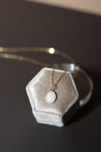 Gold Oval Necklace