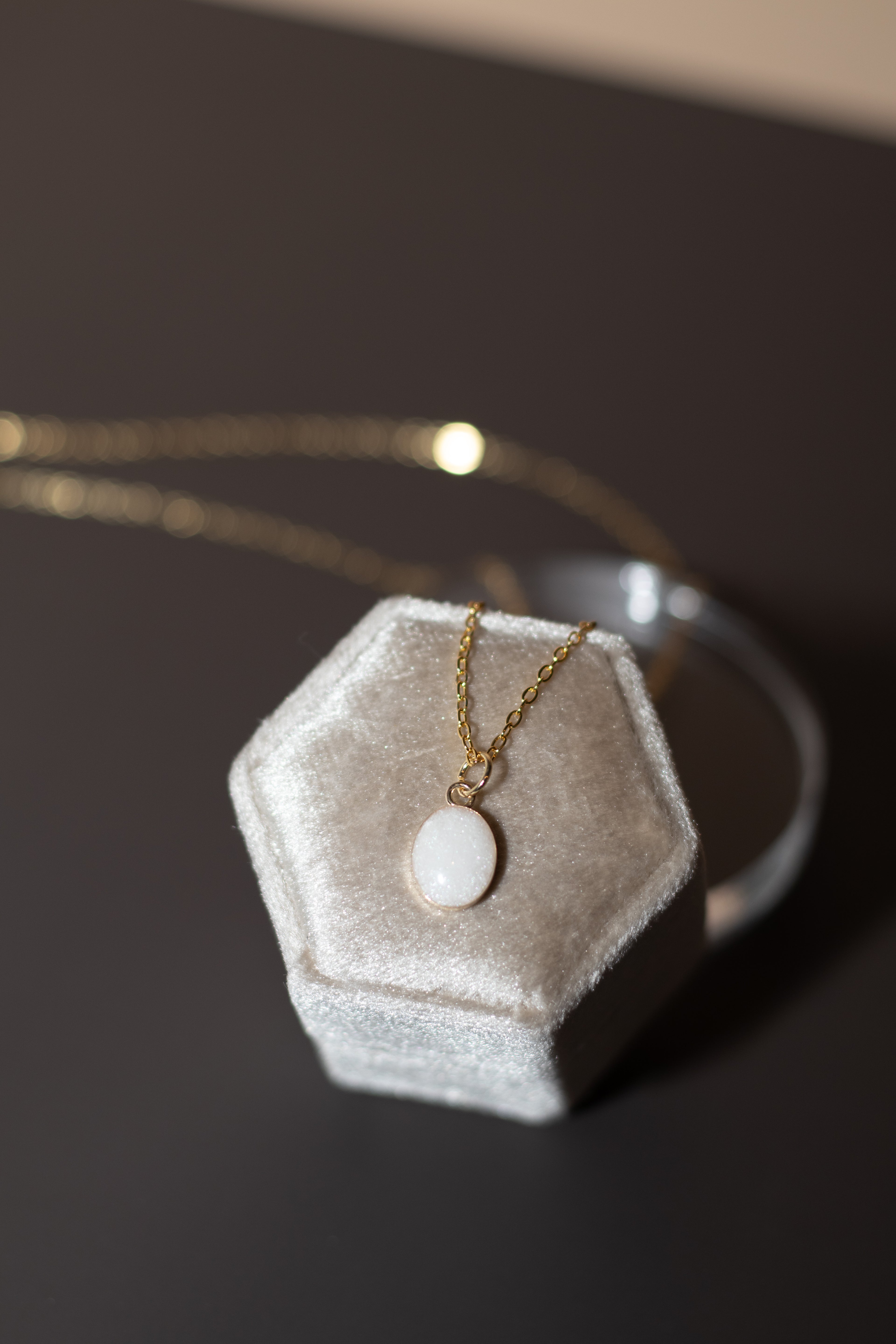 Gold Oval Necklace