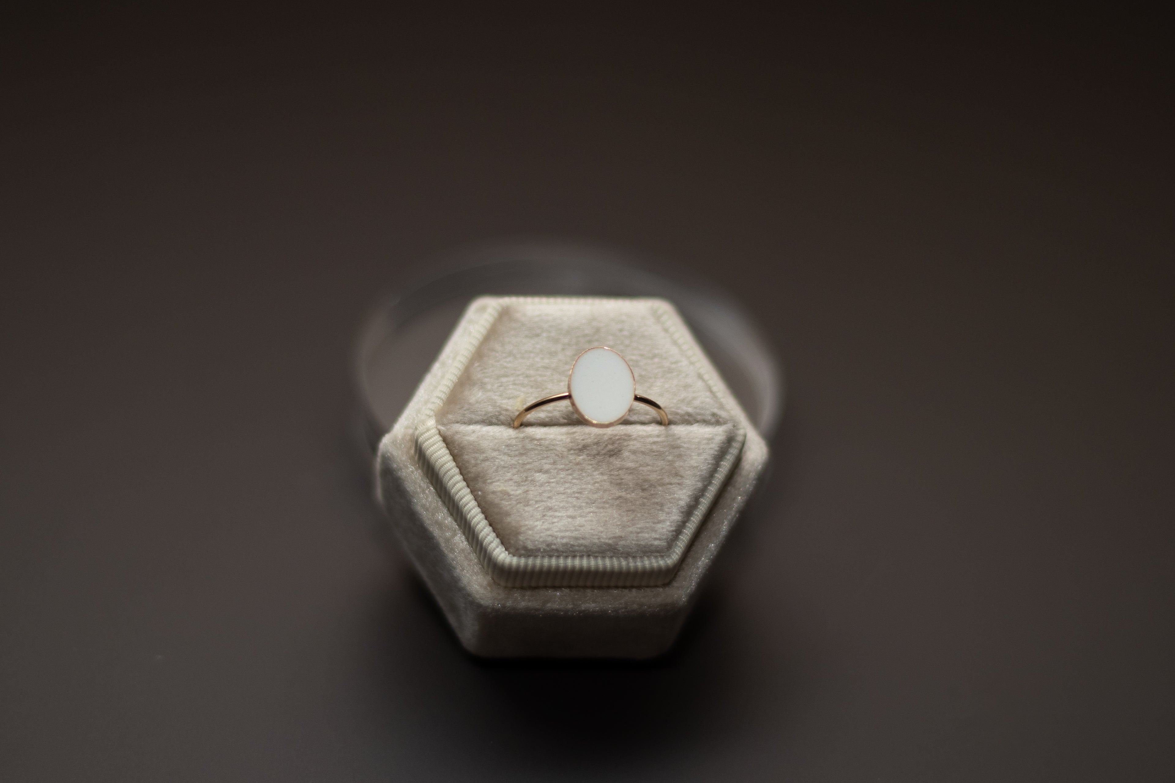 Gold Oval Ring