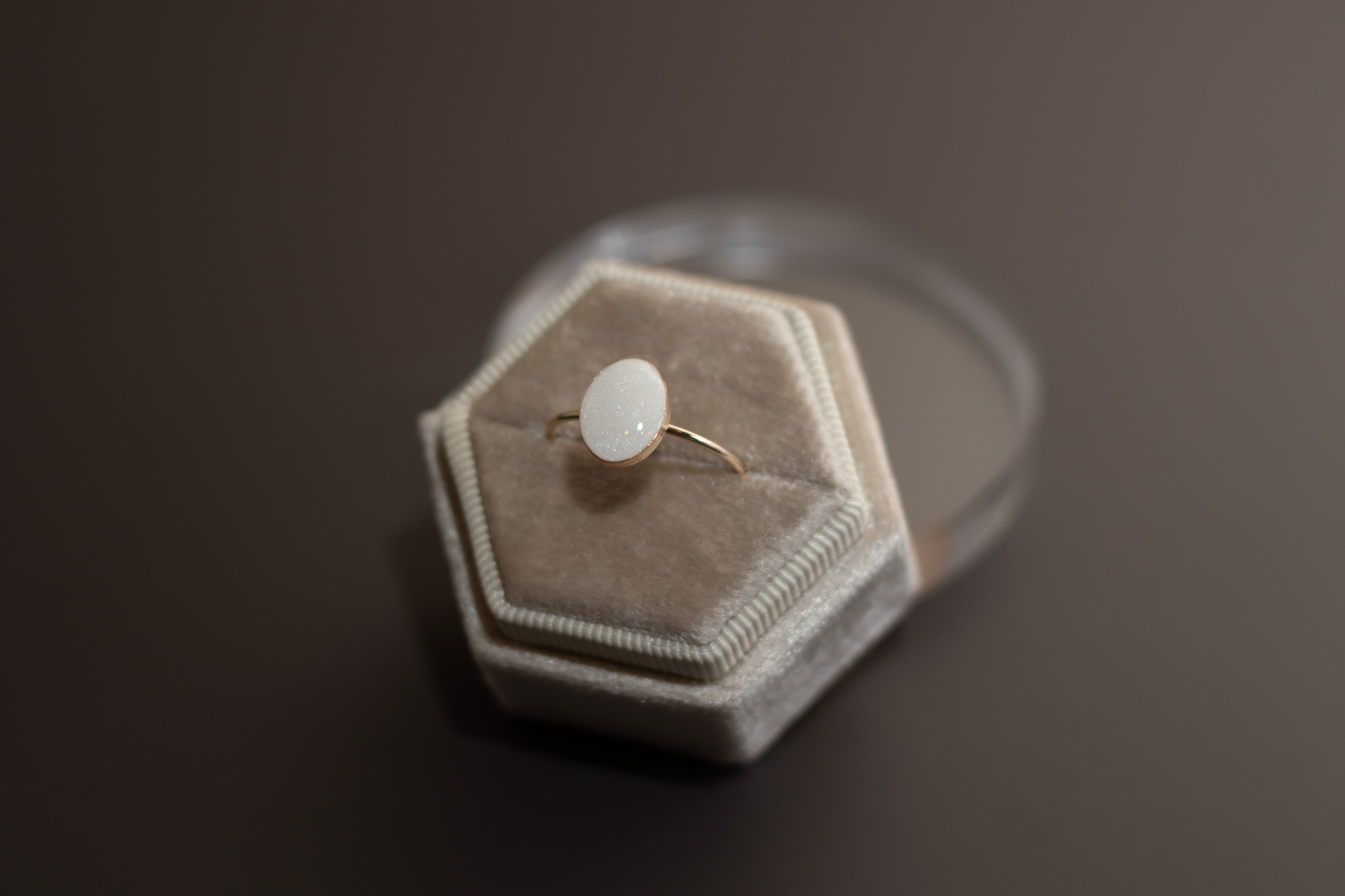 Gold Oval Ring