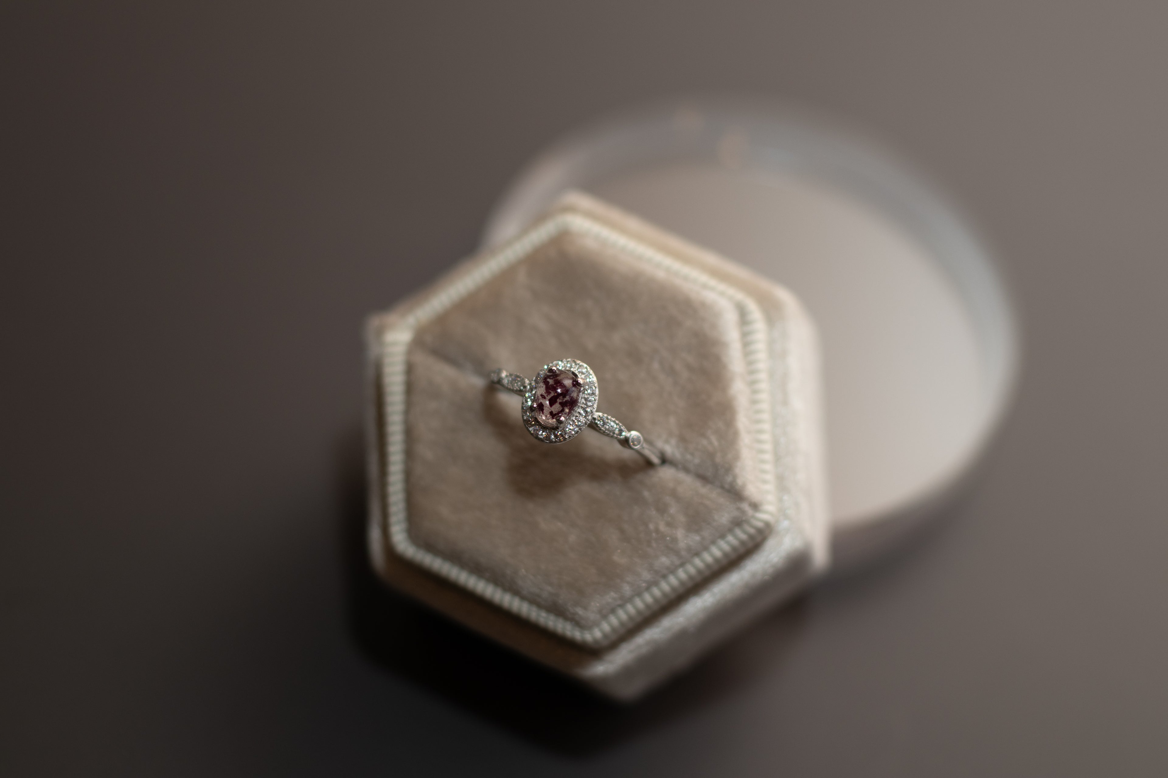 Silver Halo Ring