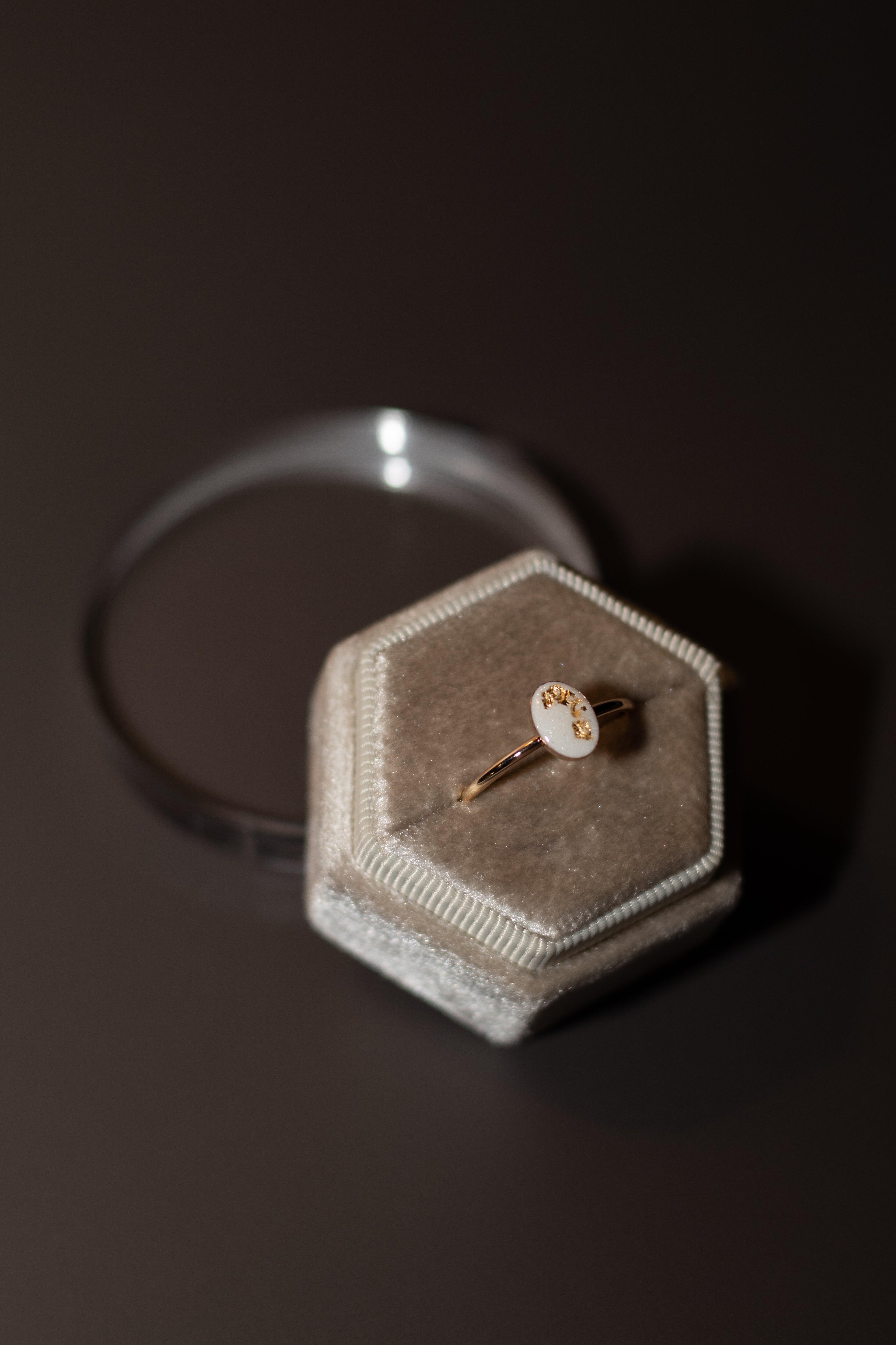 Gold Oval Ring